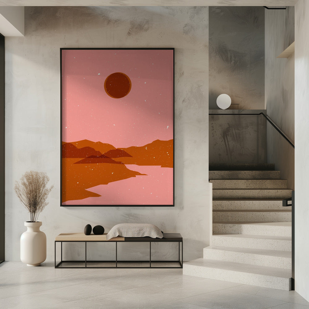 Moon landscape | Poster