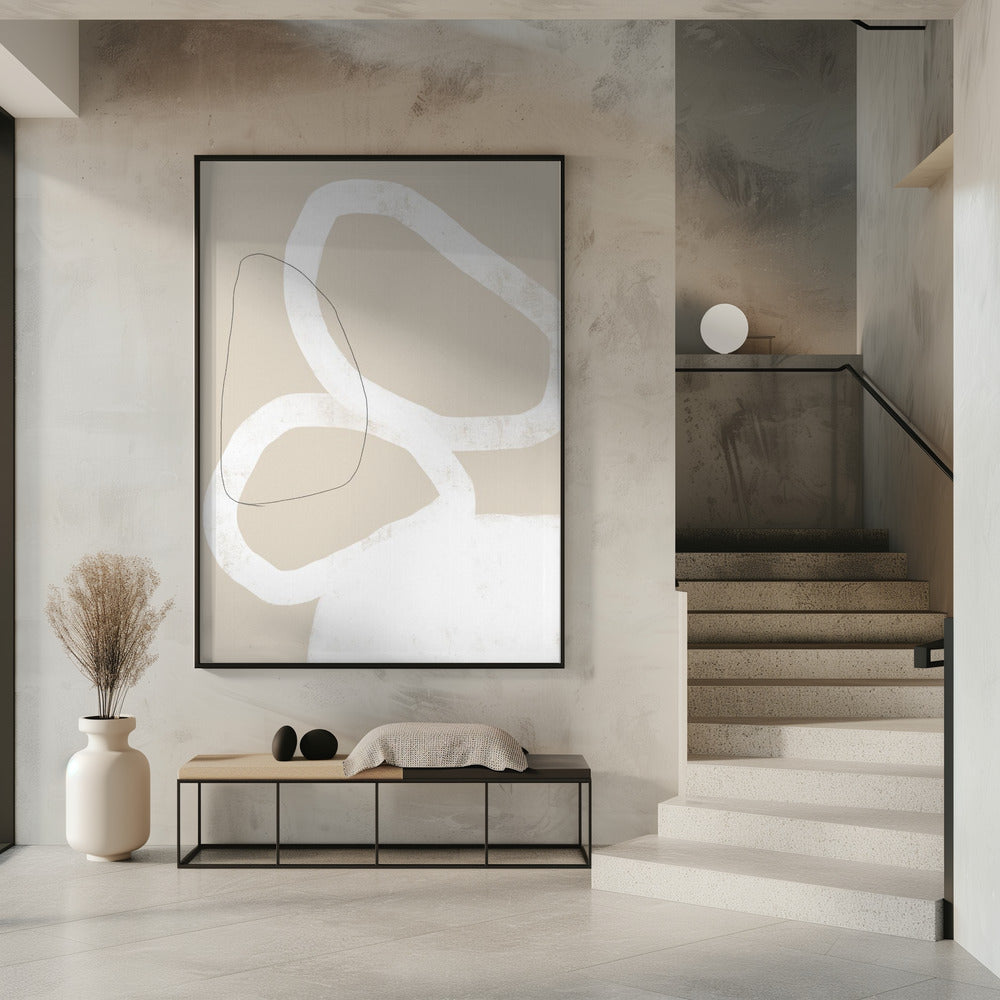 Intertwined Organic Shapes | Poster