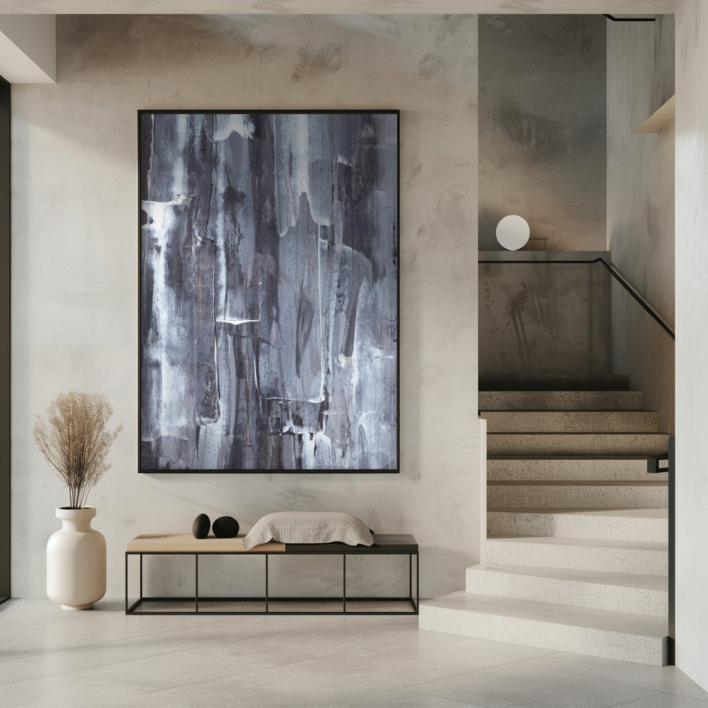 Streaks of Gray and White | Poster