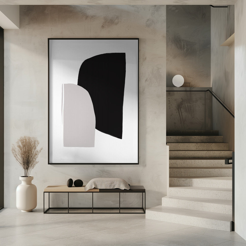 Monochrome Formen | Poster