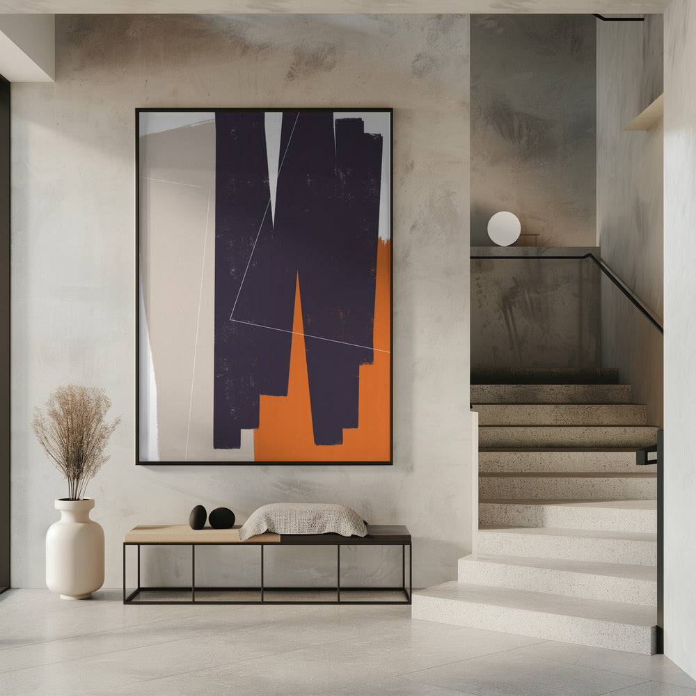 Gedämpfte geometrische Formen | Poster