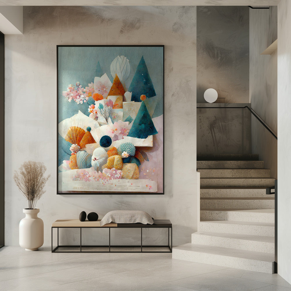 Wunderliche Blütenlandschaft | Poster