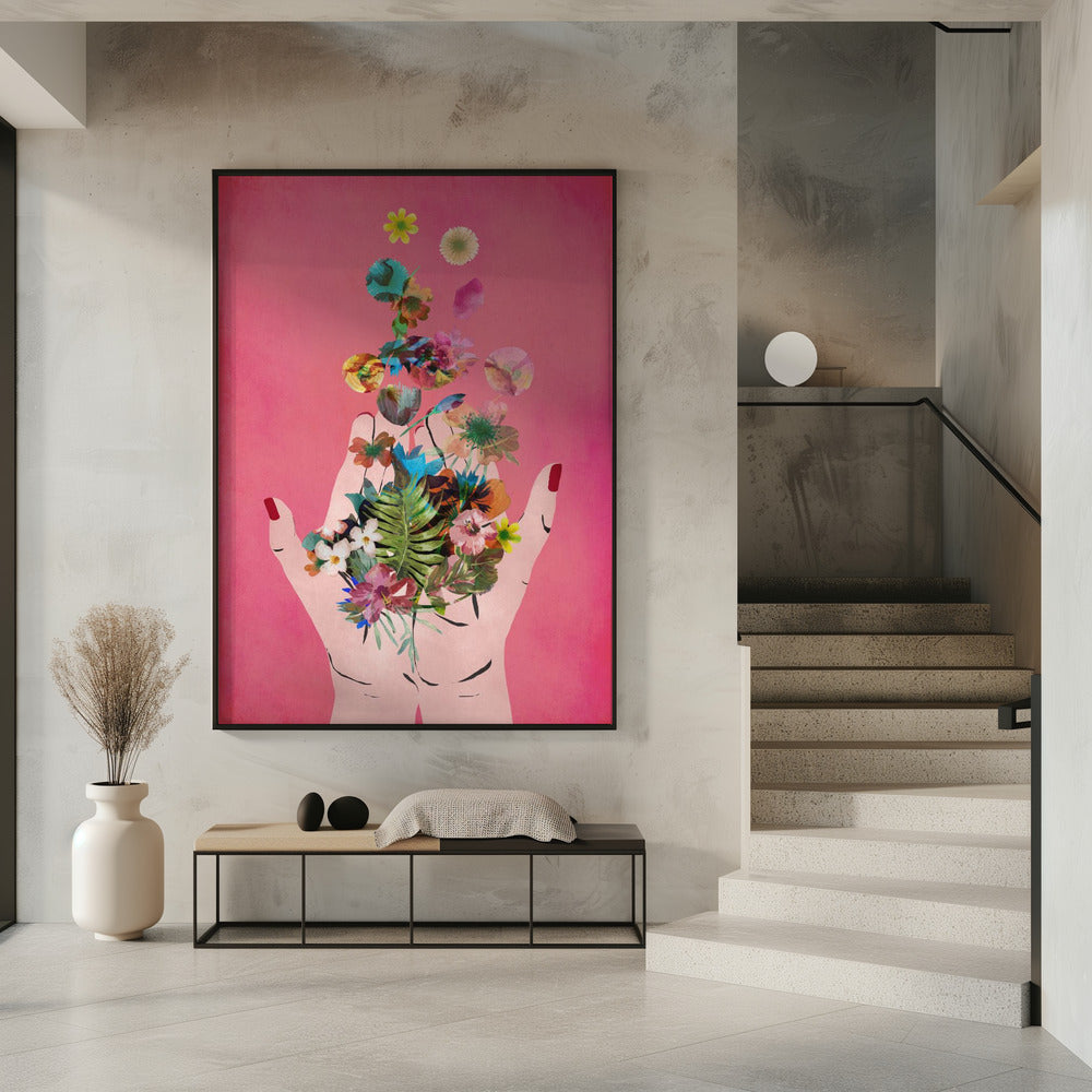 Blühen in Händen | Poster