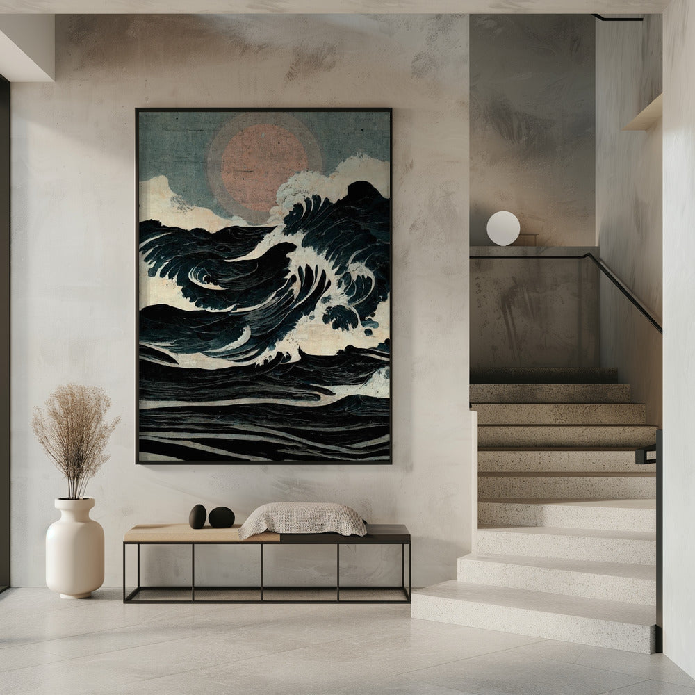 Himmlische Wellenlandschaft | Poster