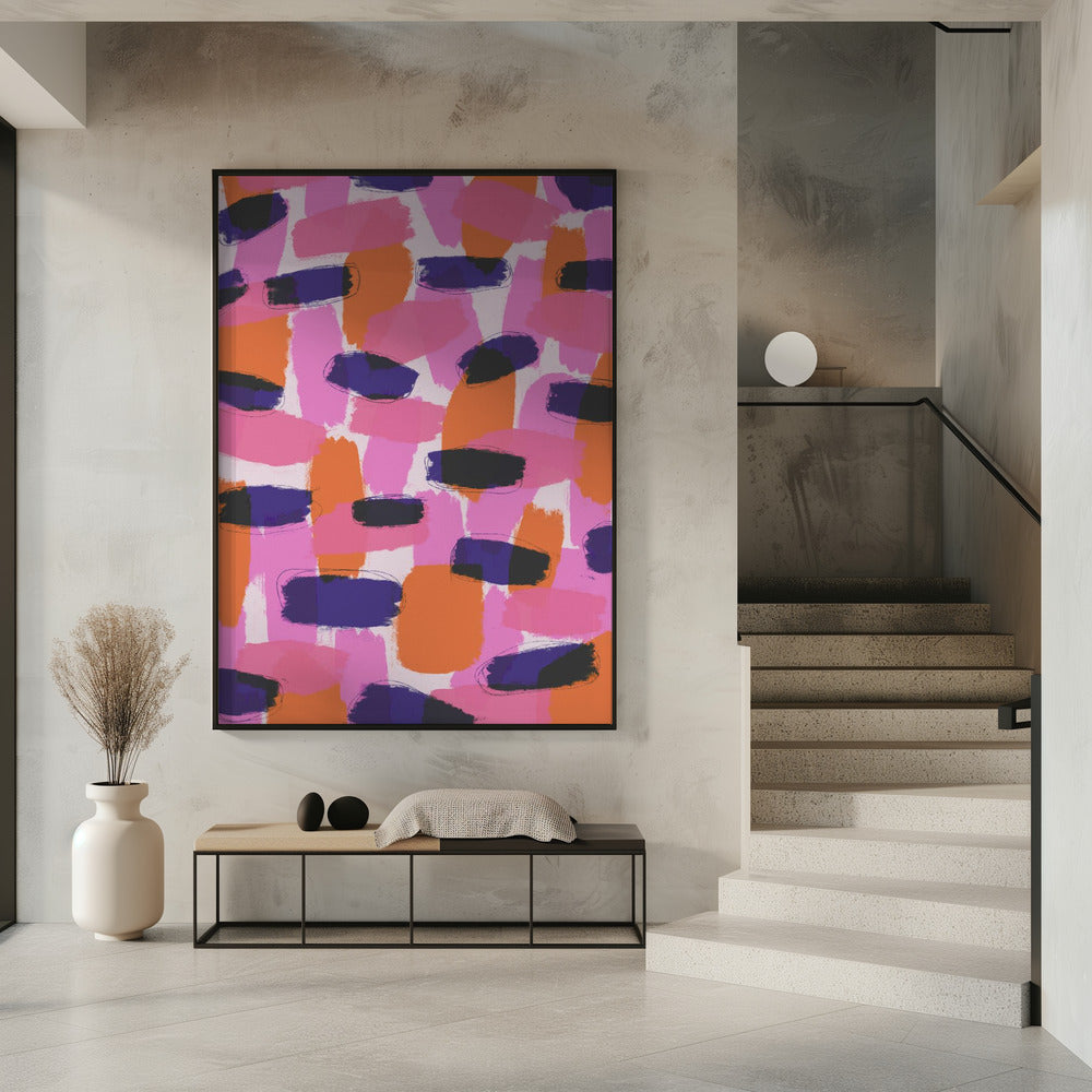 Lebendige Pinselstriche | Poster