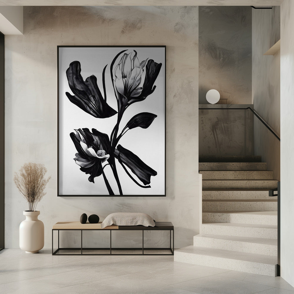 Schwarze Blume | Poster