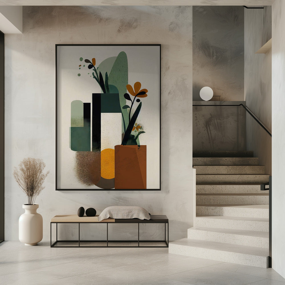 Abstrakter Gartenblick | Poster