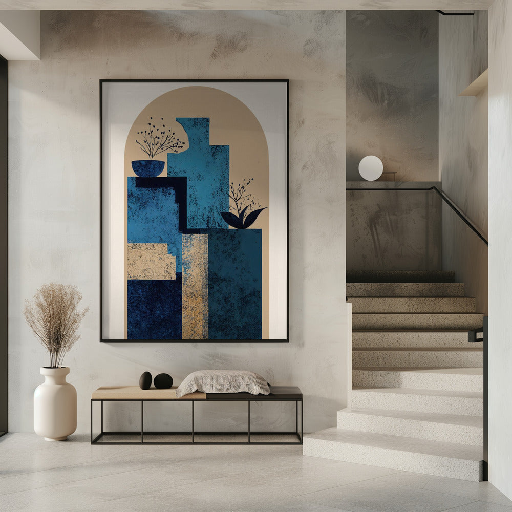 Blaue Vase | Poster