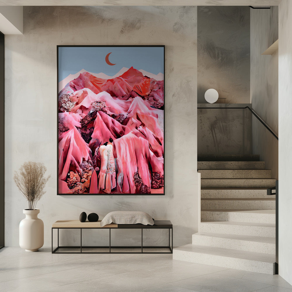 Purpurrote Traumlandschaft | Poster