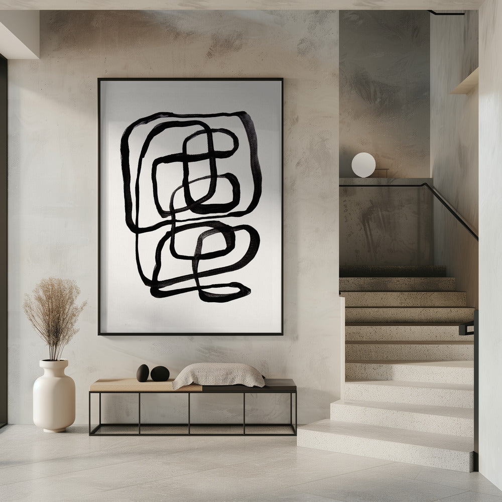 Abstrakte Linien I | Poster