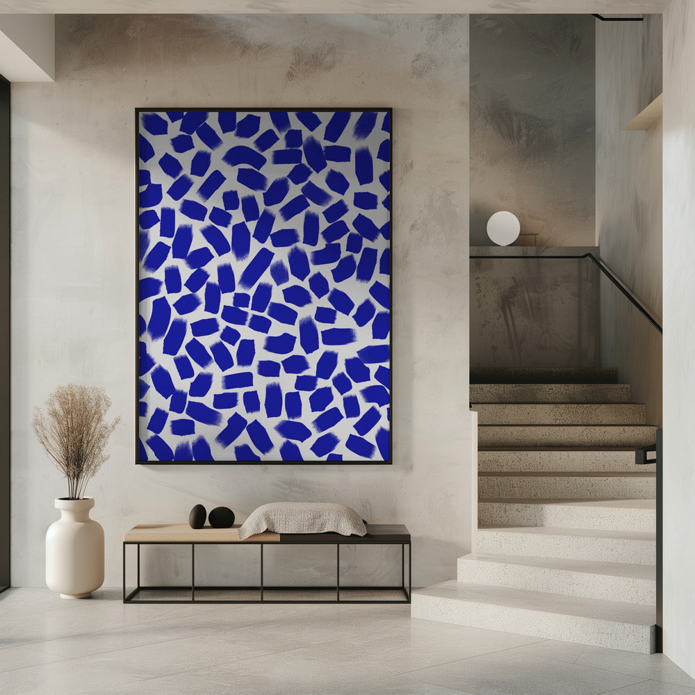 Azurblaue Fragmente | Poster