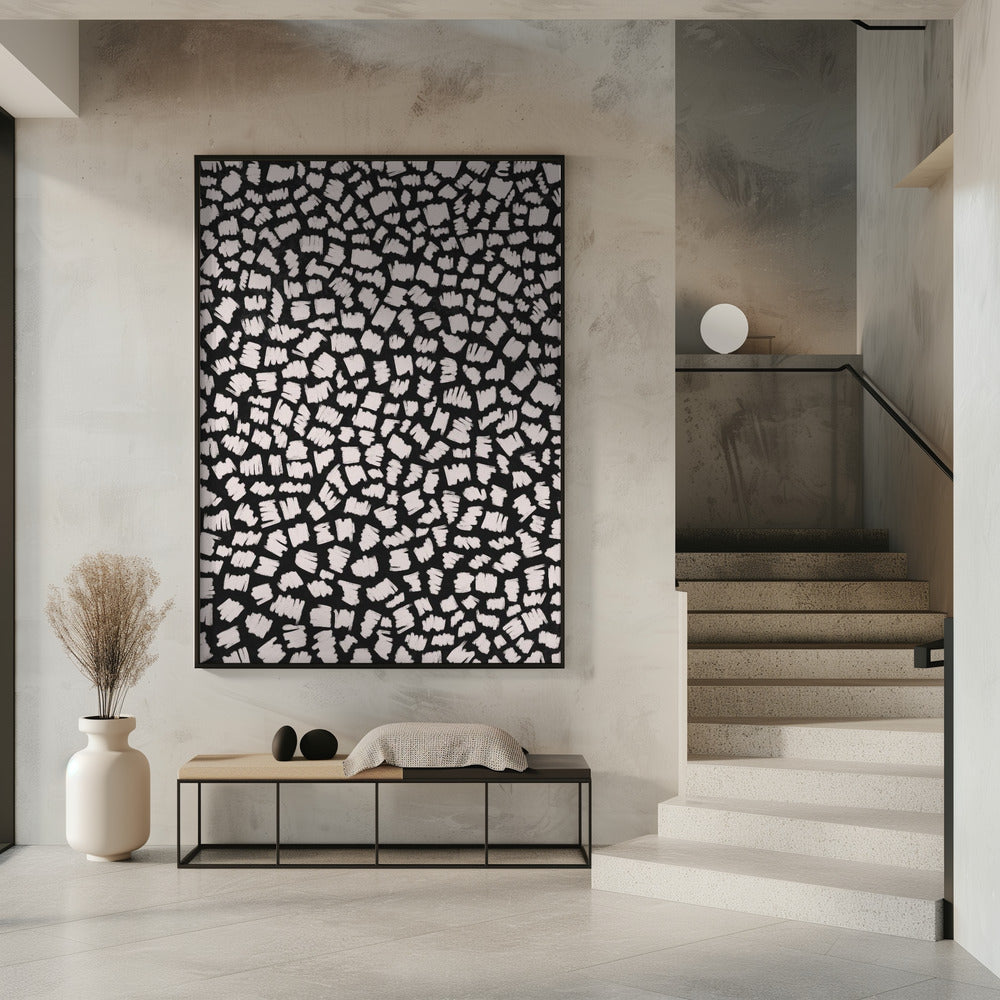 Monochrome Wirbel | Poster