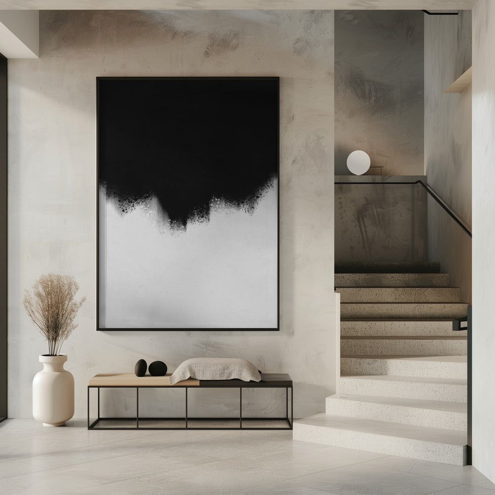 Monochromer Fluss | Poster