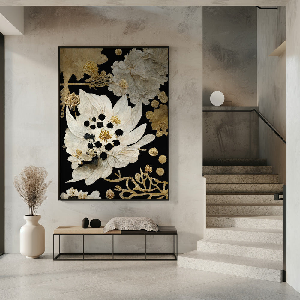 Golden Petal Bloom | Poster