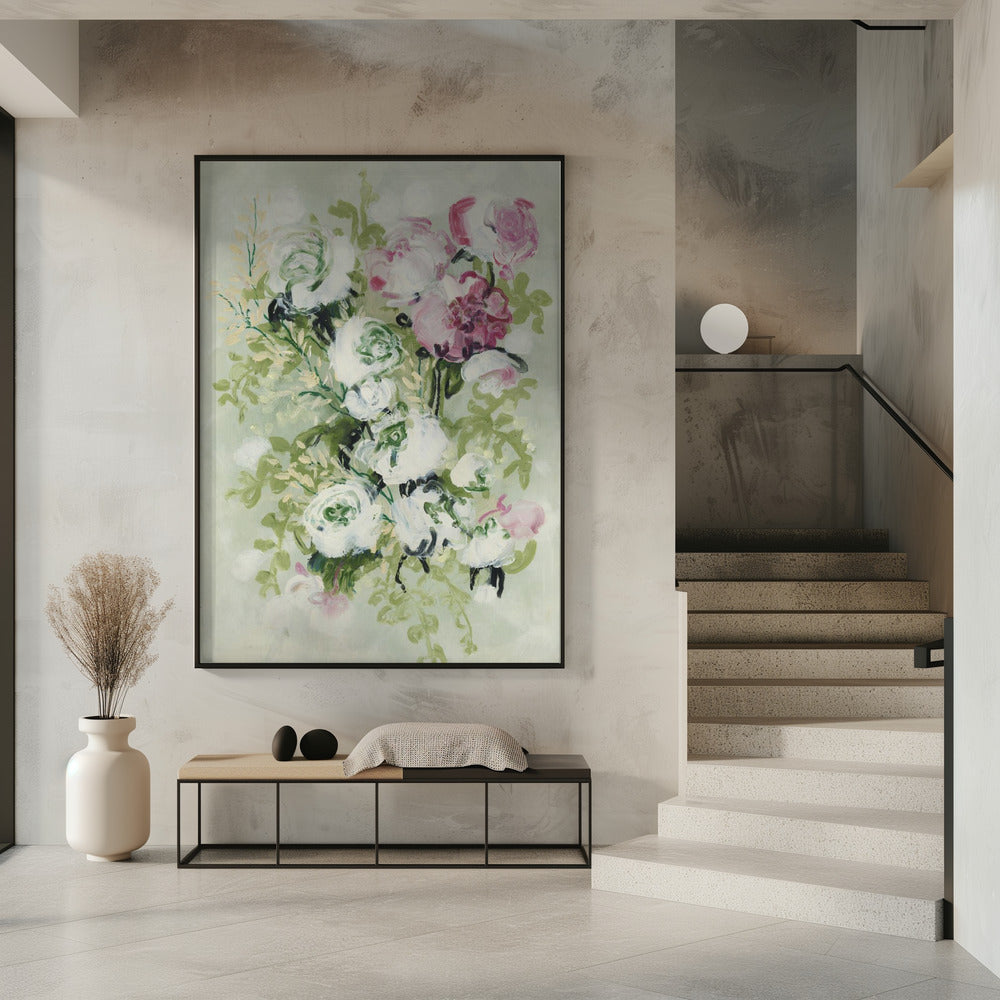 Haneul painterly bouquet | Poster