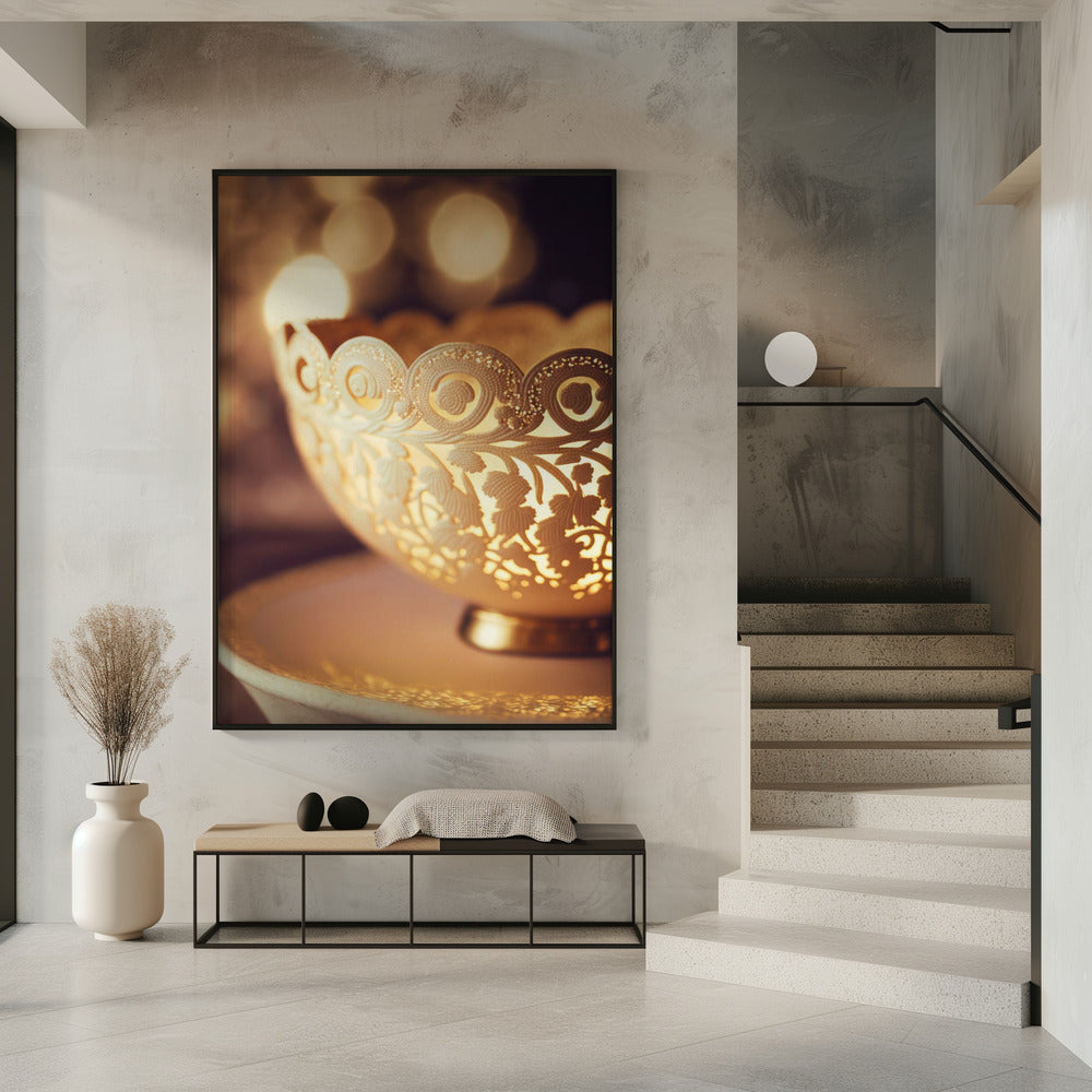 Goldener Spitzenglanz | Poster