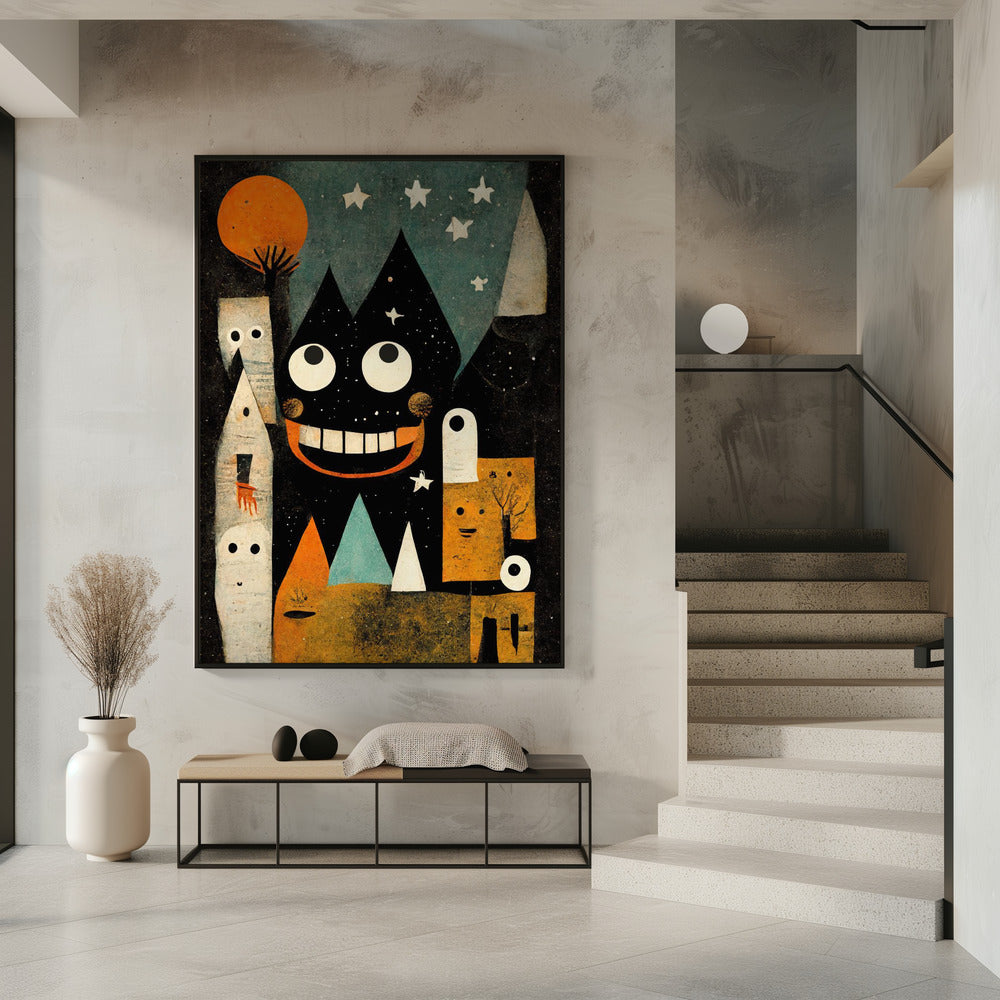 Wunderliche Nachtlandschaft | Poster