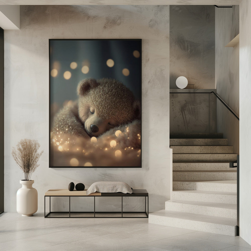 Verträumter Bär Snooze | Poster