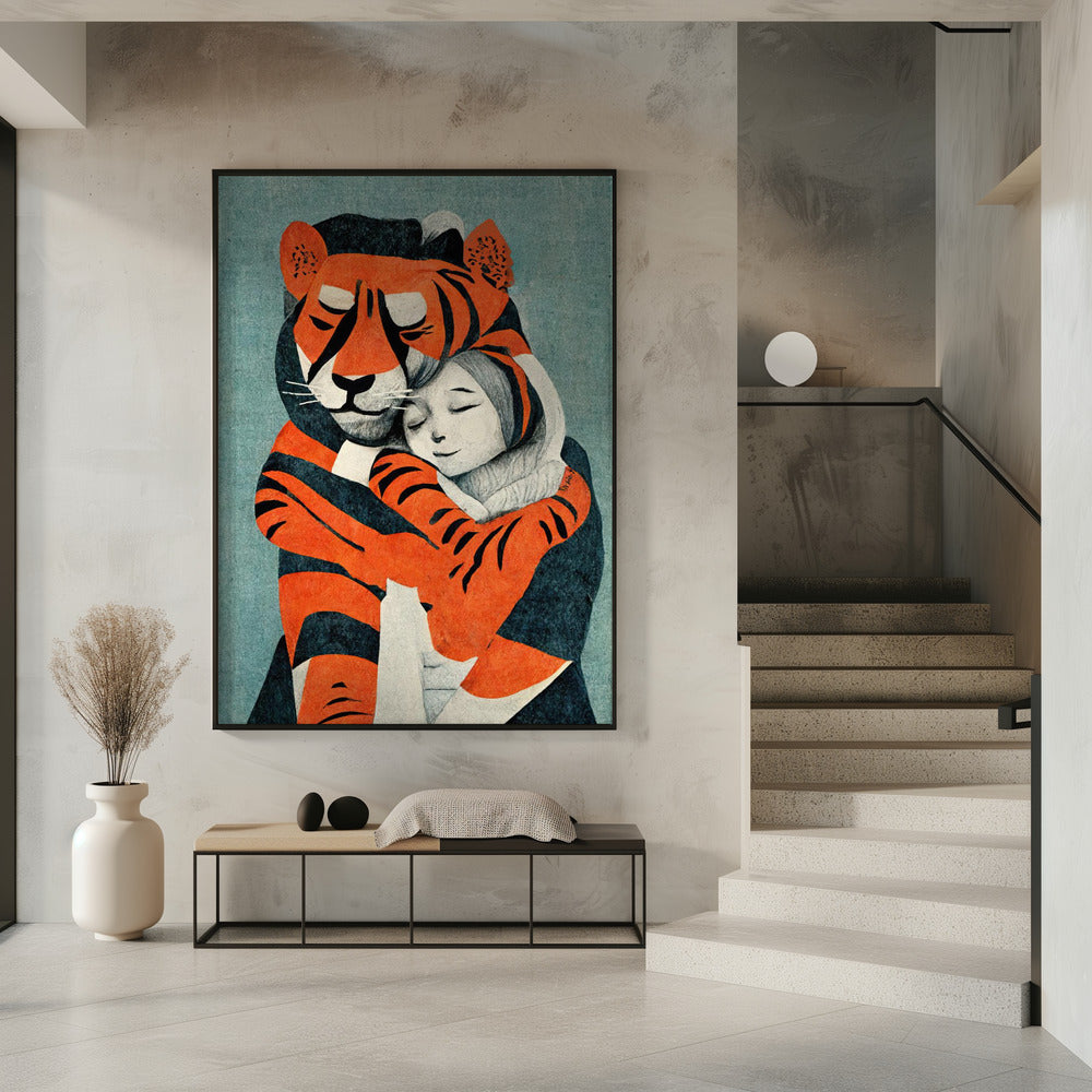Tiger's Embrace | Poster