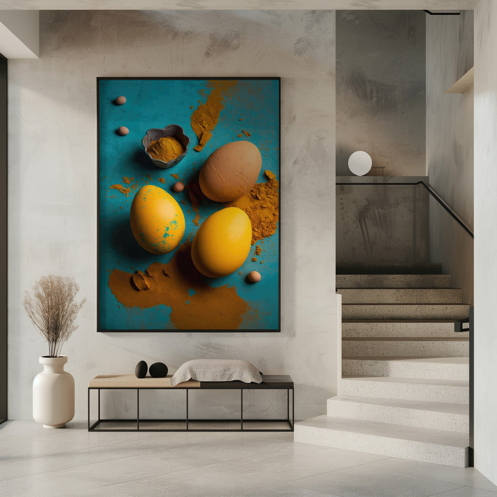 Goldener Farbton Mirage | Poster