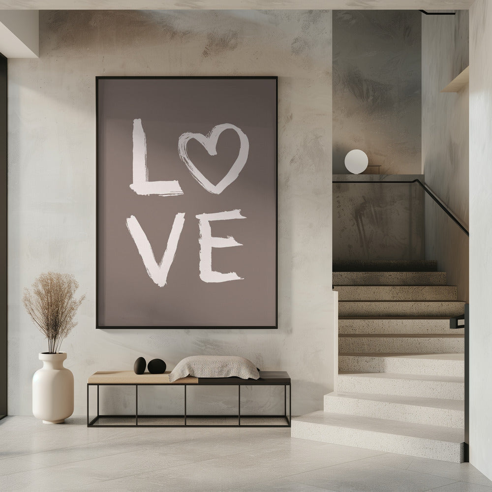 LIEBE Toothy Brown | Poster