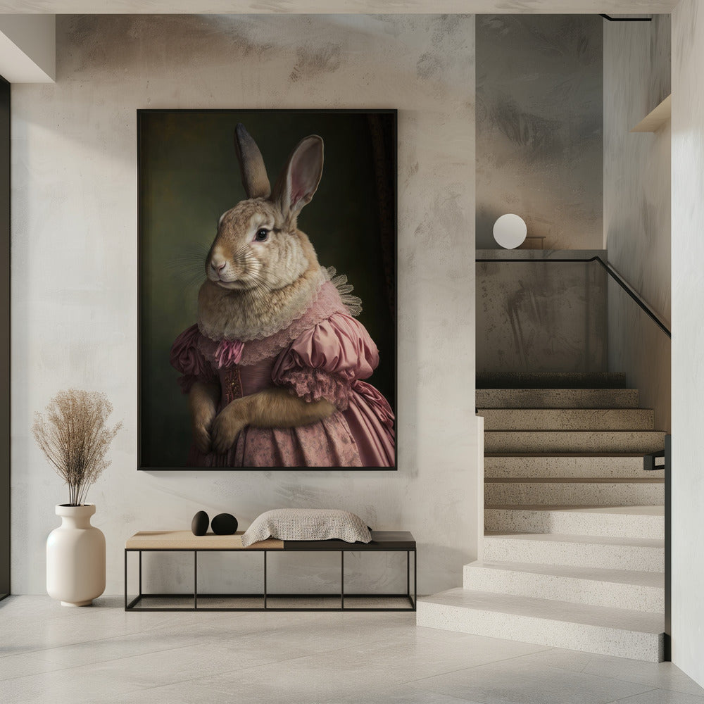 Königliche Kaninchendame | Poster