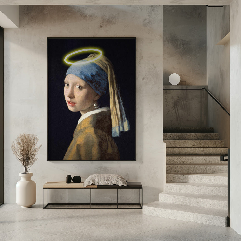 Mädchen mit Heiligenschein | Poster