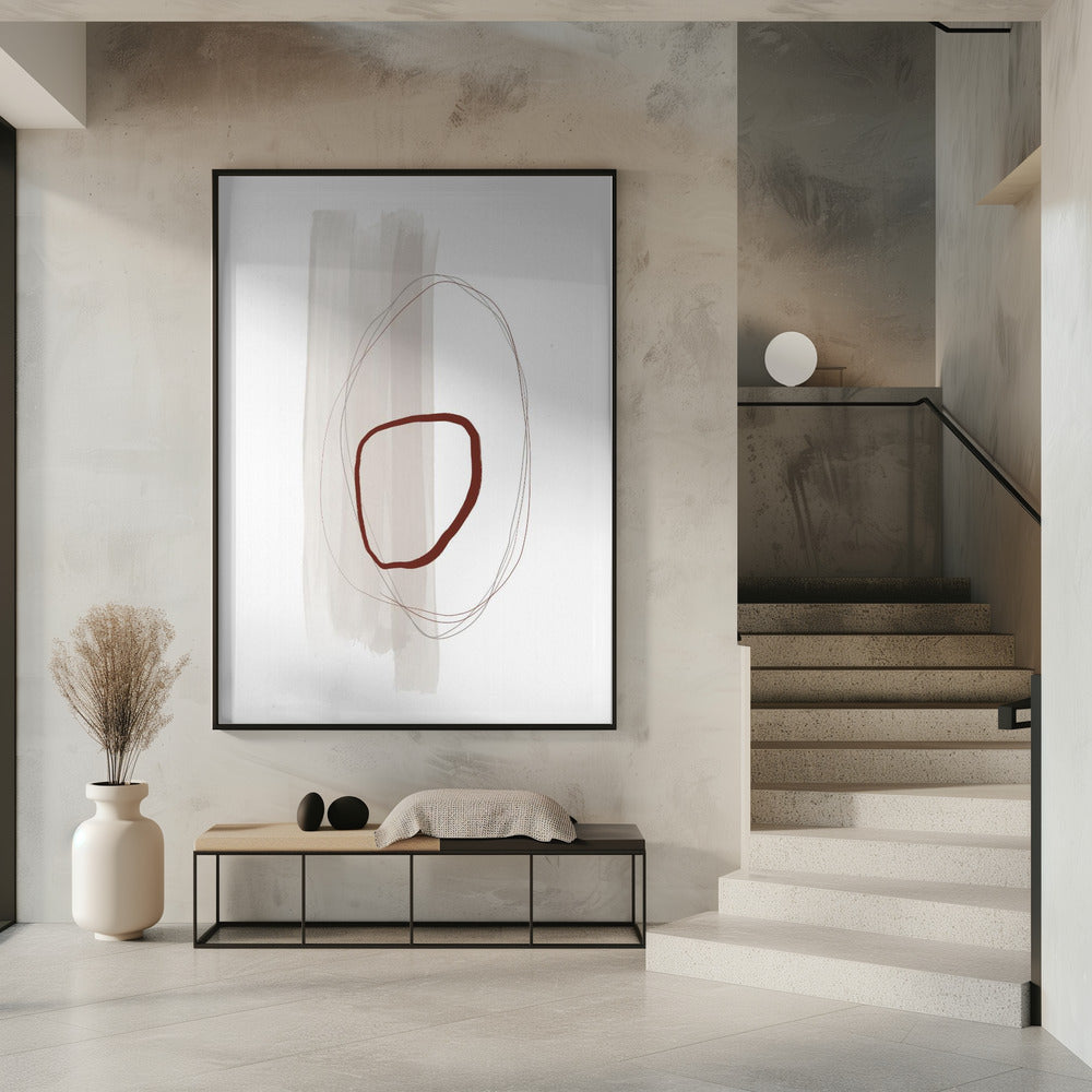 Overlapping Organic Shapes | Poster