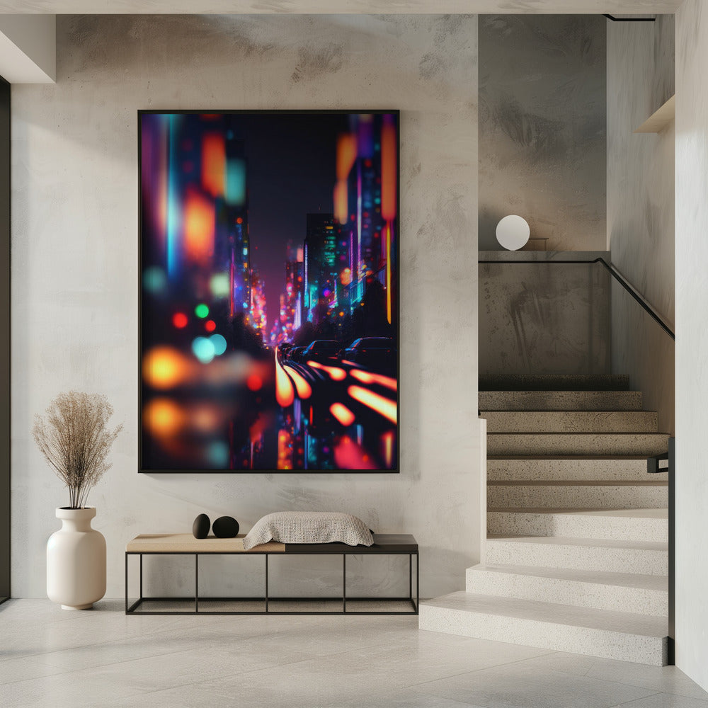 Neon-Traumlandschaft | Poster