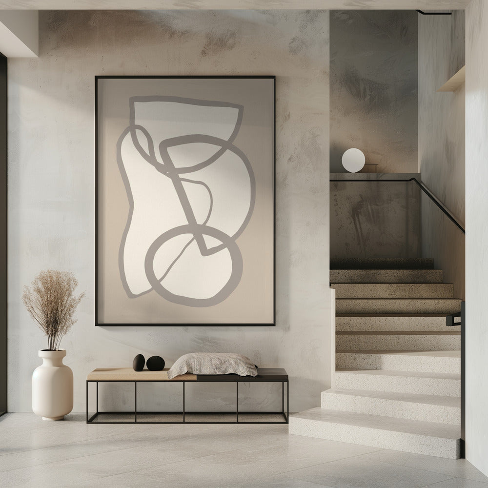 Shape 09 Beige | Poster