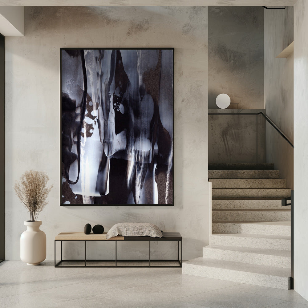 Monochrome Kernschmelze | Poster