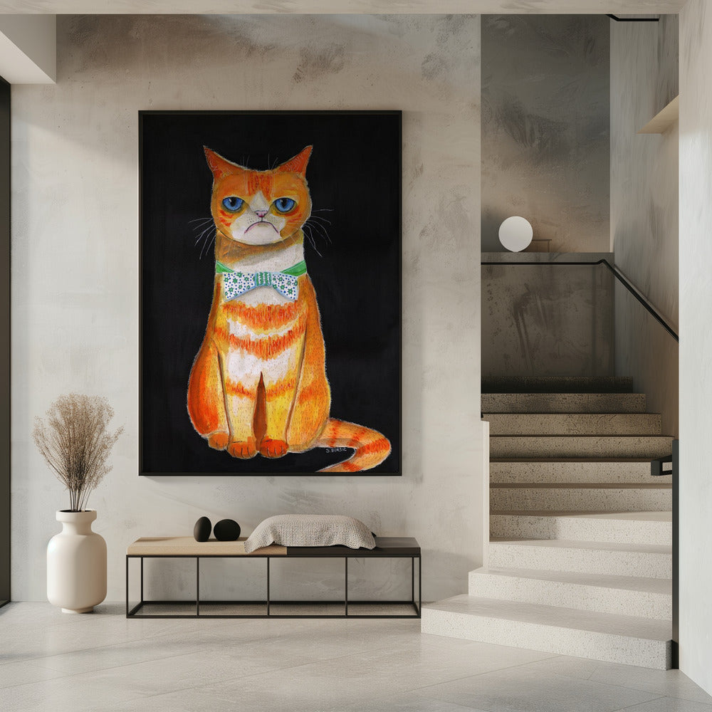 Traurige Katze | Poster