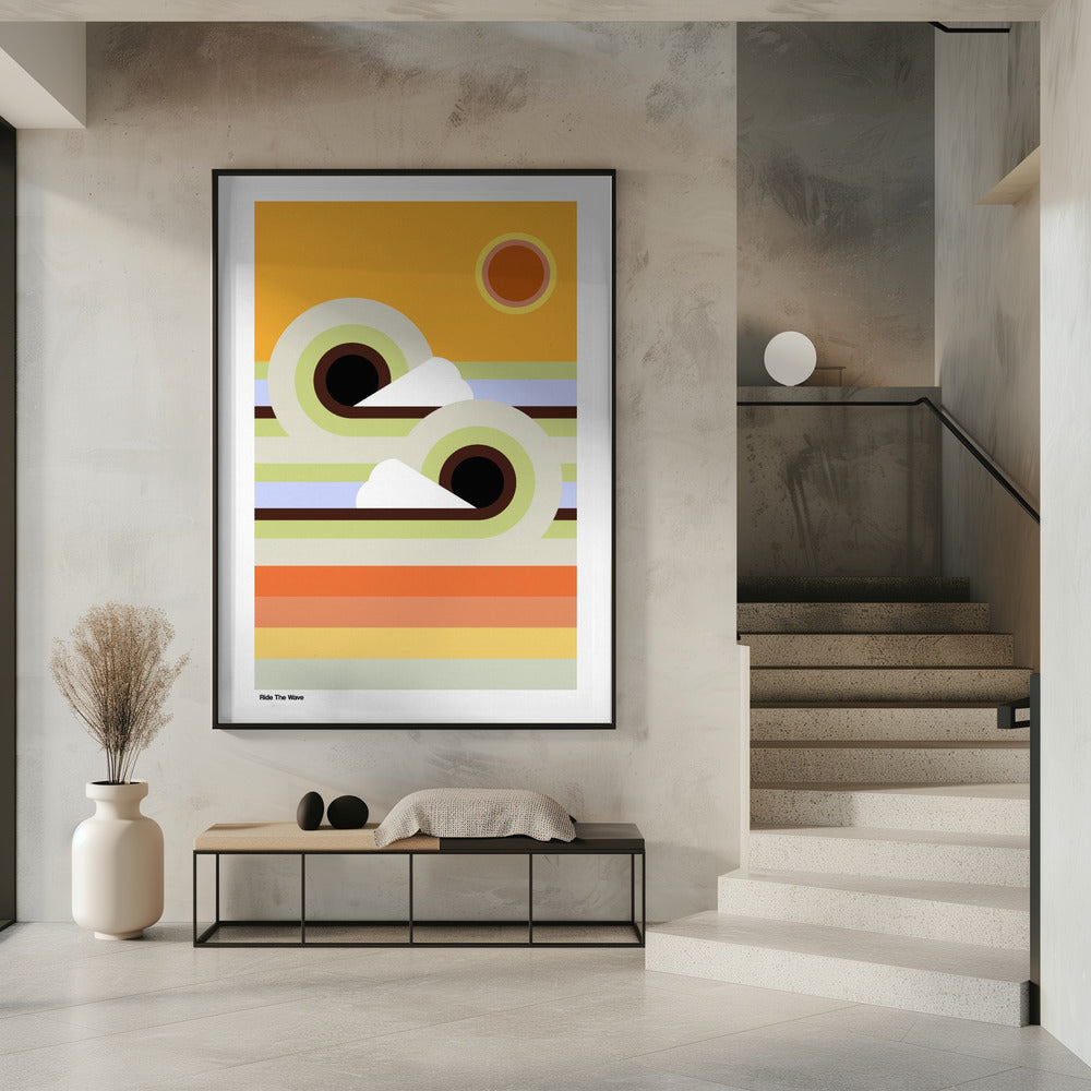 Ride The Wave Sunrise | Poster