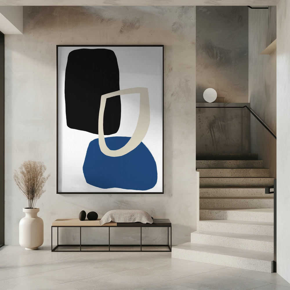 Bunte, kräftige geometrische Formen | Poster