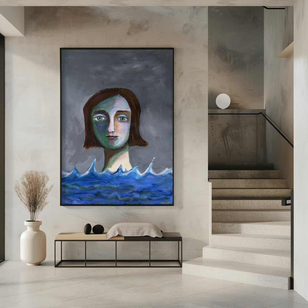 Schwimmendes Mädchen | Poster