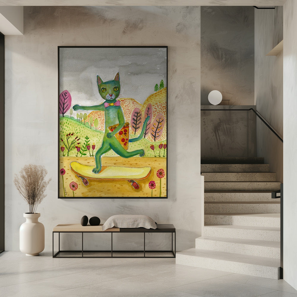 Pizza Cat | Poster