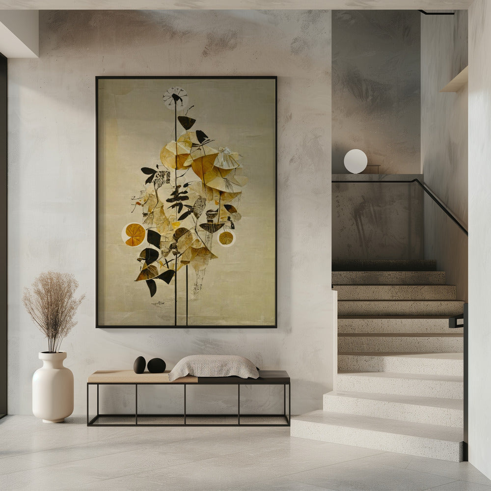 Goldene Blüten | Poster