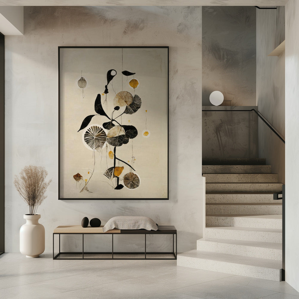 Abstrakter Flora-Traum | Poster