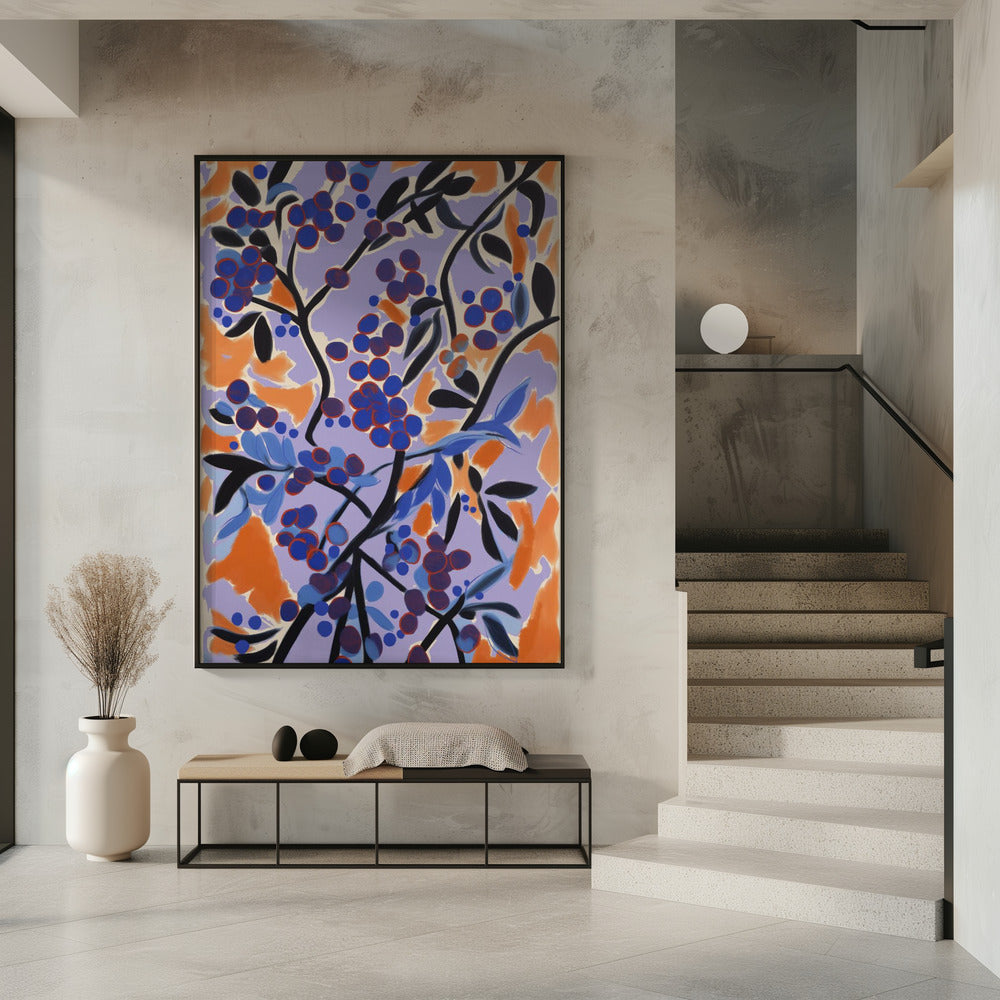 Vibrant Berry Dance | Poster