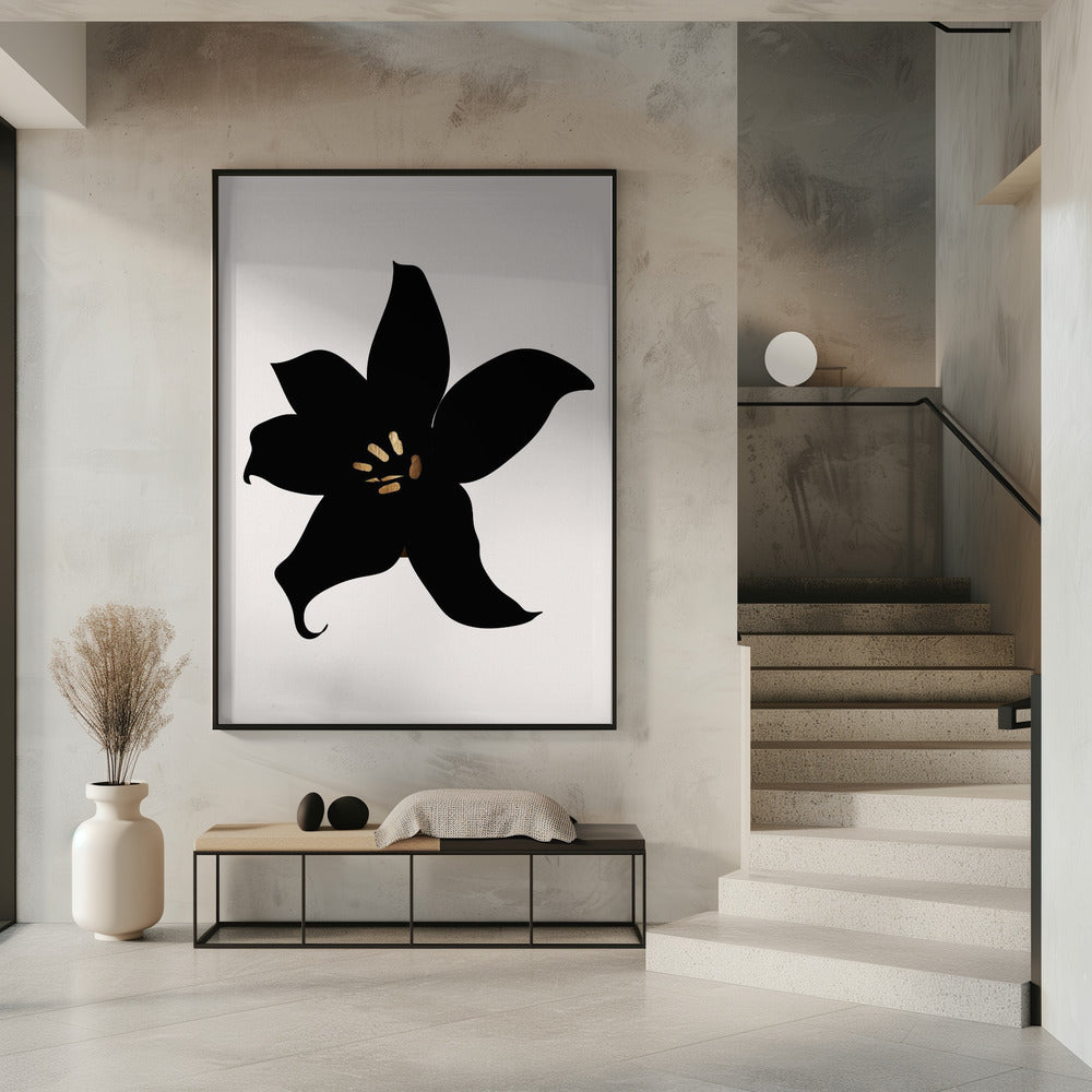 Dunkle Orchidee | Poster