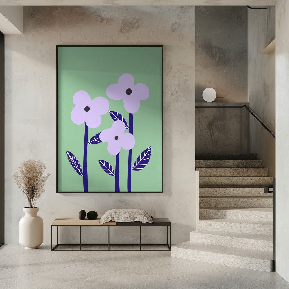 Violette Blüten | Poster