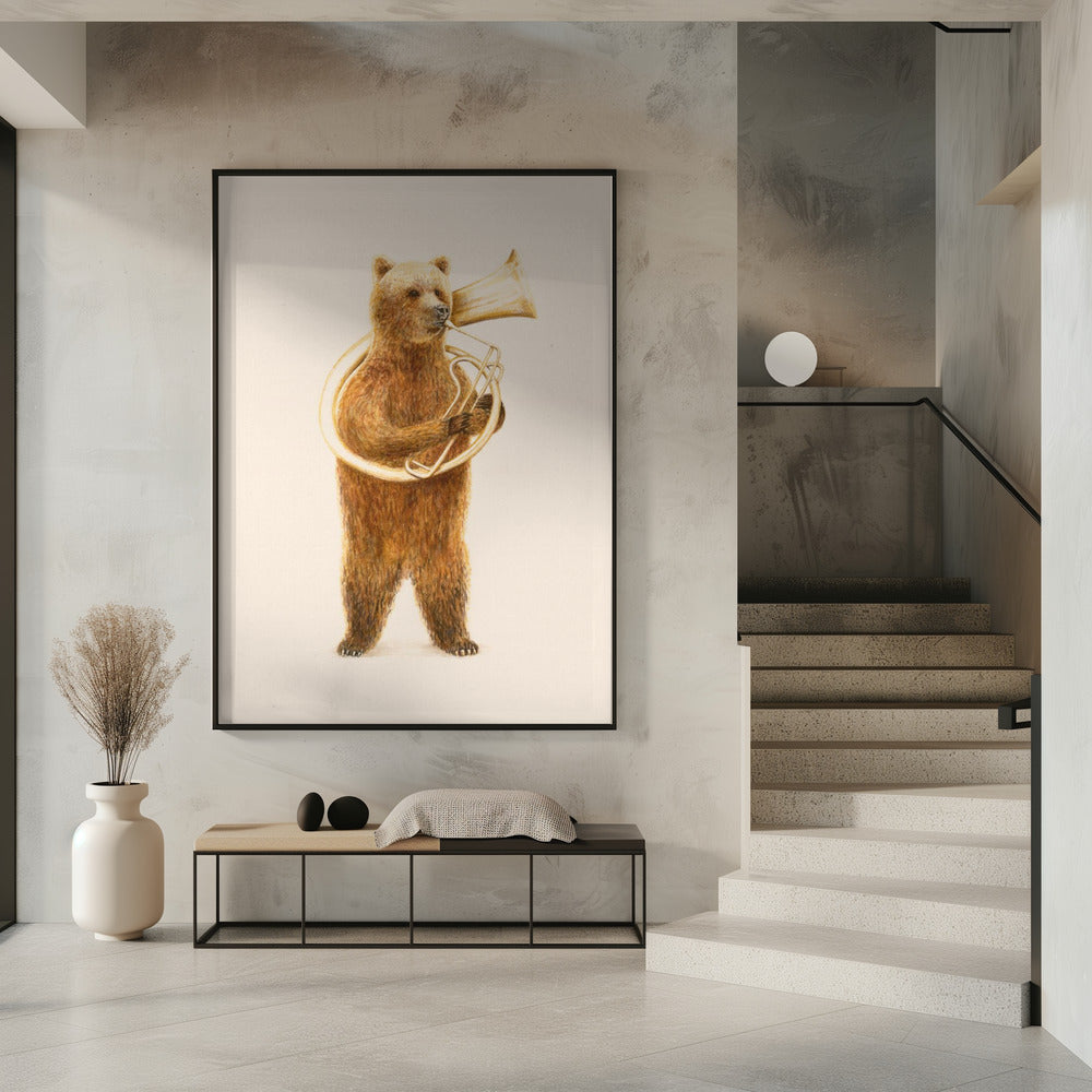 The Bear and His Helicon | Poster