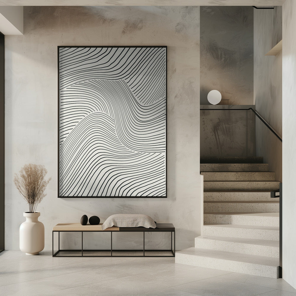 Minimale Linien Set Nr. 1 | Poster