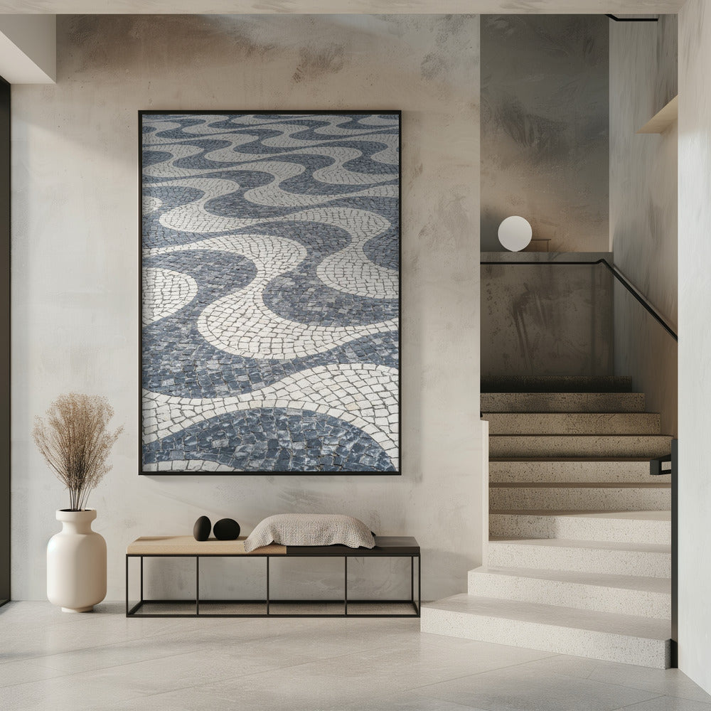 Wave Stone Pathway | Poster
