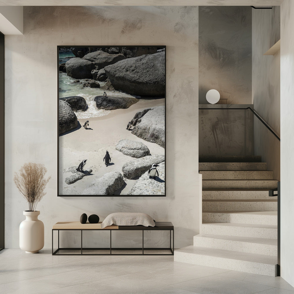 Pinguin-Strandspaziergang | Poster