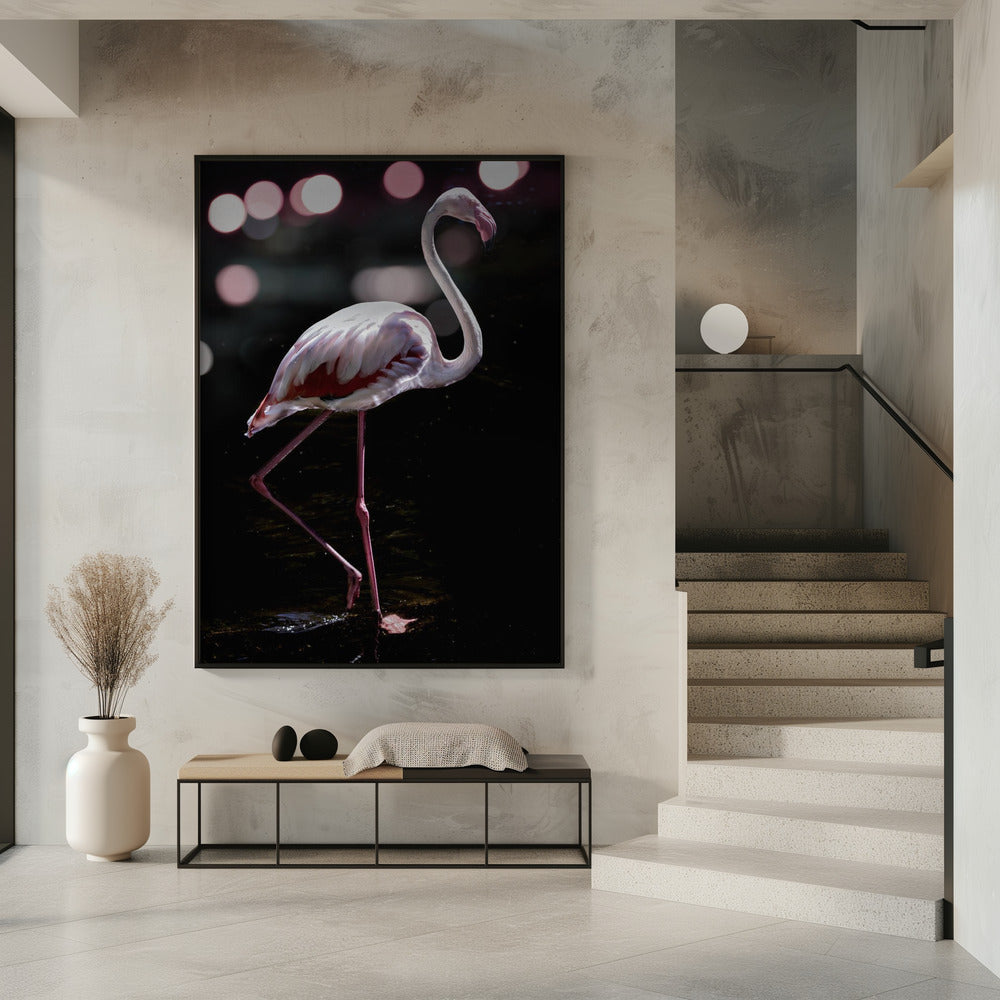 Eleganter Flamingo | Poster