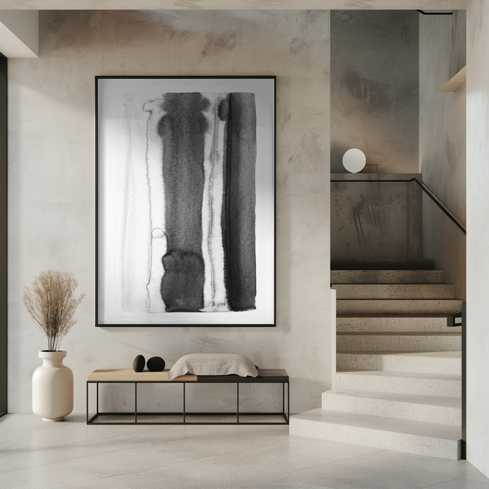 Monochromer Fluss | Poster