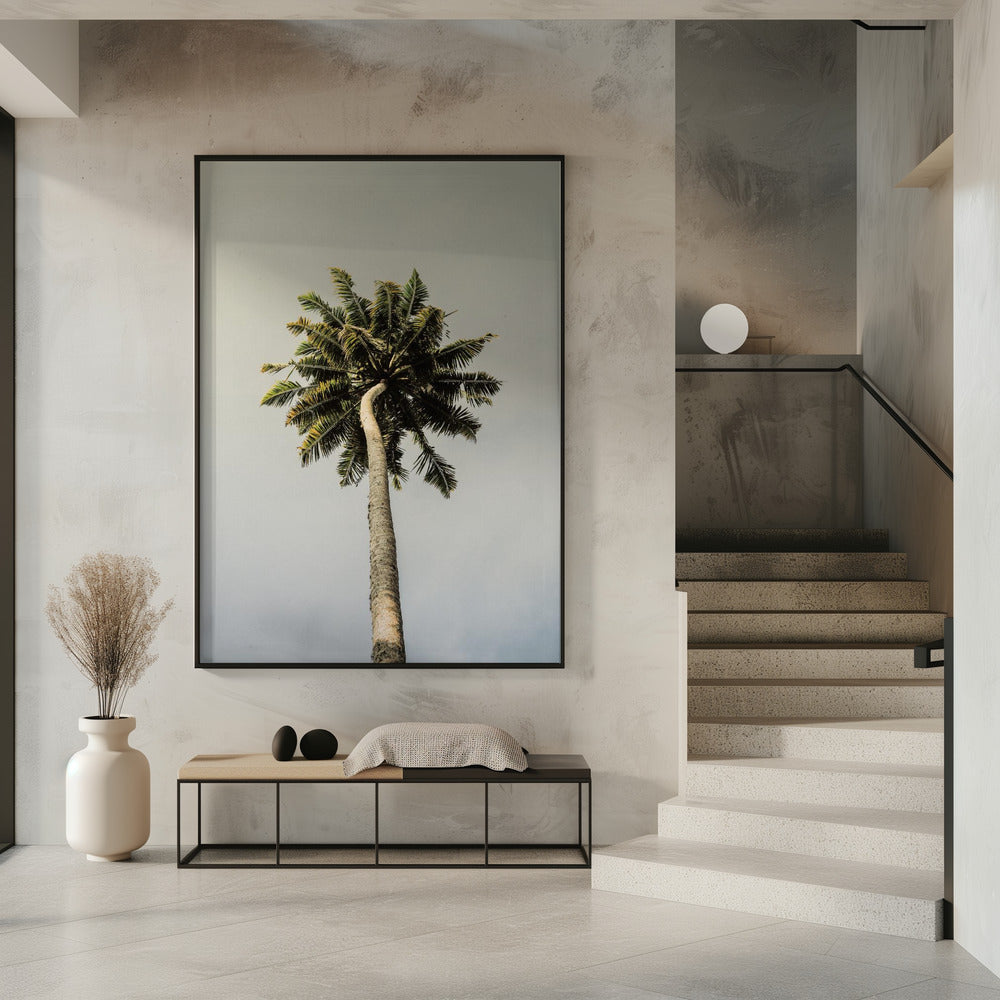 Hoch aufragende Palmenglückseligkeit | Poster