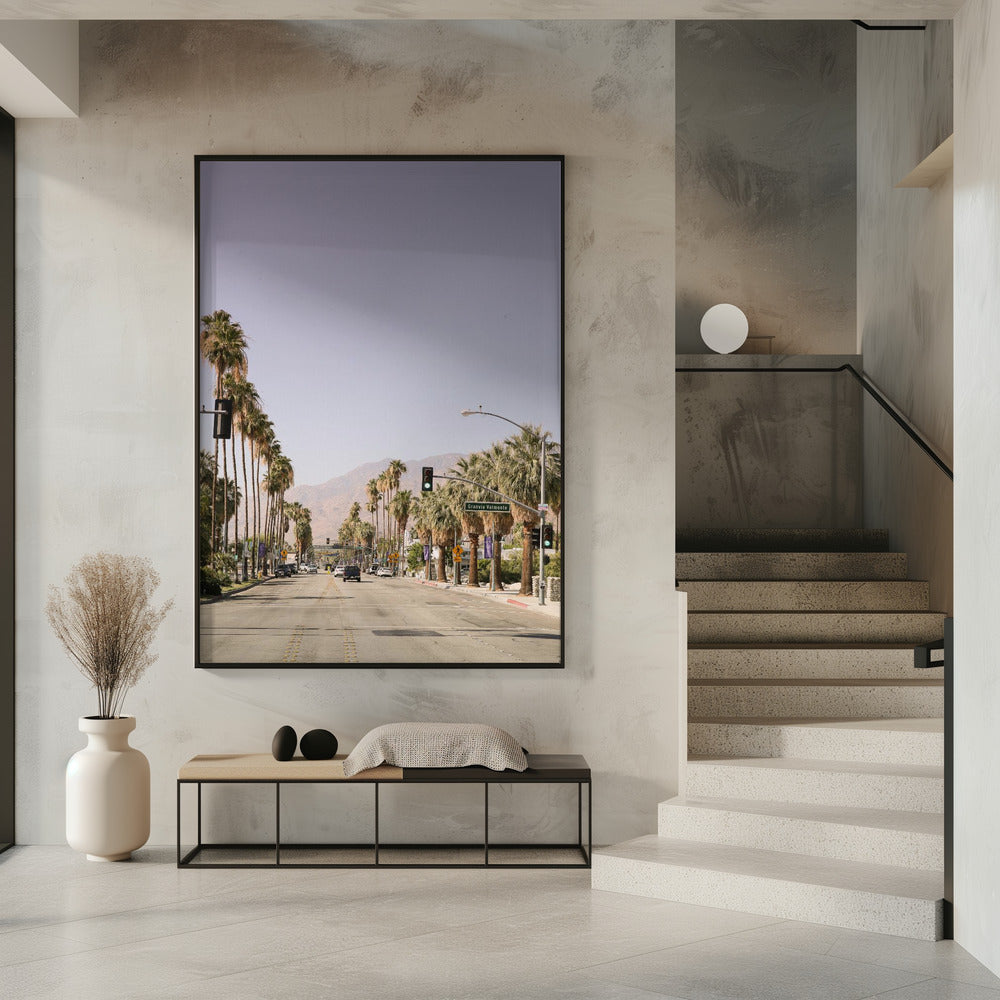 Palmengesäumte Allee | Poster