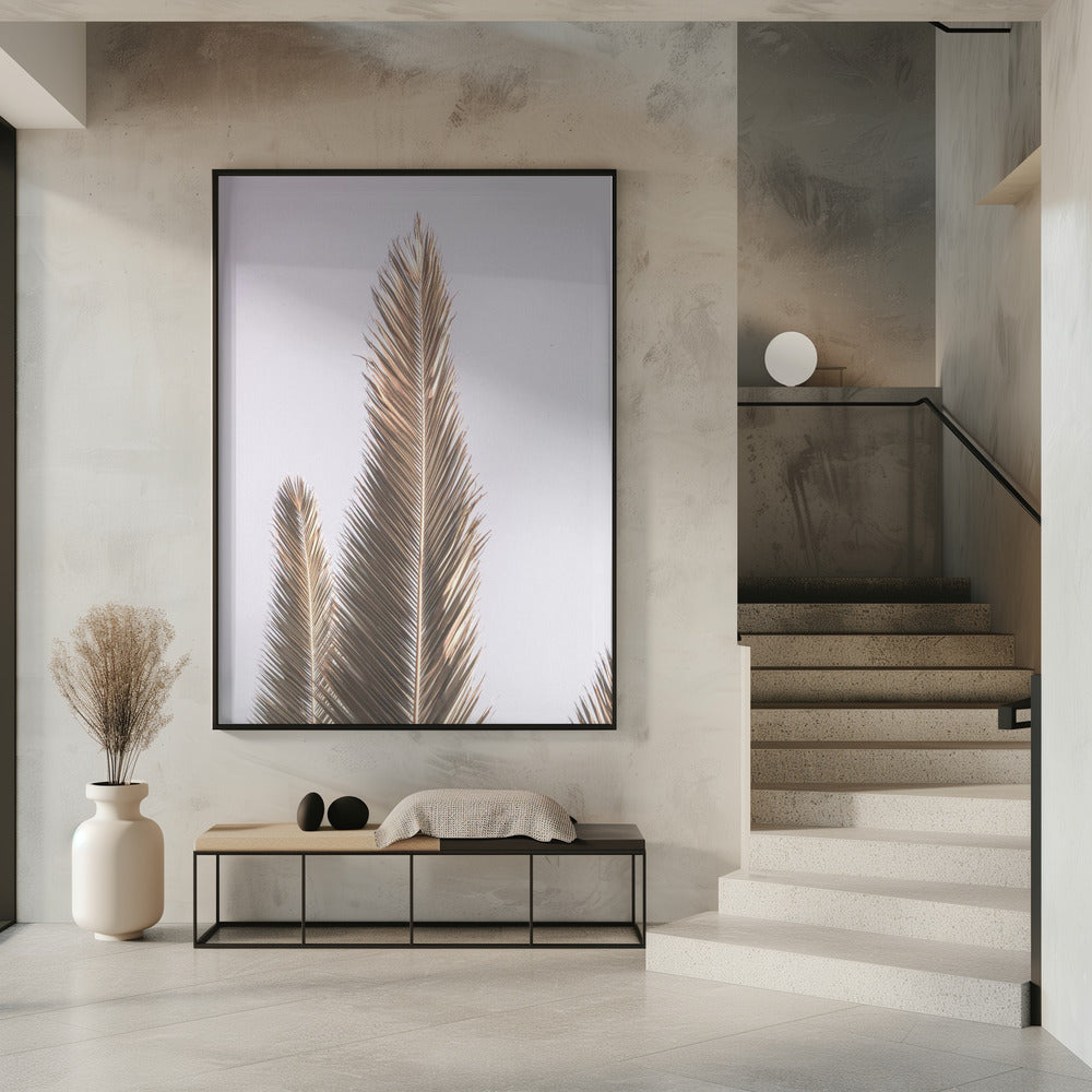 Golden Fronds Skyward | Poster